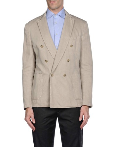 TRU TRUSSARDI- Giacca uomo - doppio petto misto lino - | eBay