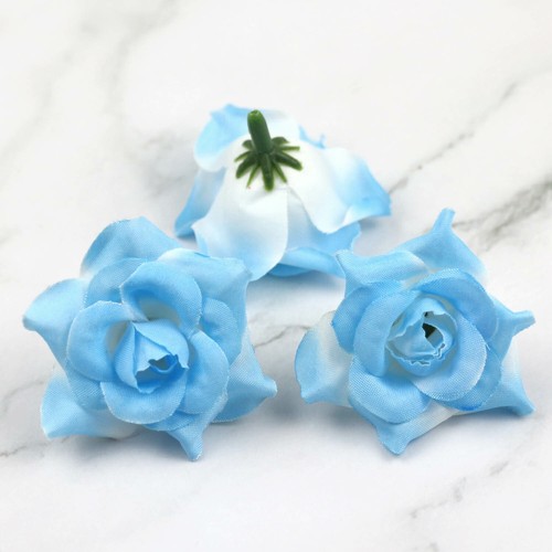 "Cabeza de flor artificial de seda de 1,8"" a granel rosa falsa hágalo usted mismo decoración de boda" 10-100 piezas - Imagen 19 de 36