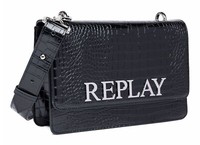 Replay Crossbody Bag UmhäNgetasche Abendtasche Tasche Black Schwarz Neu