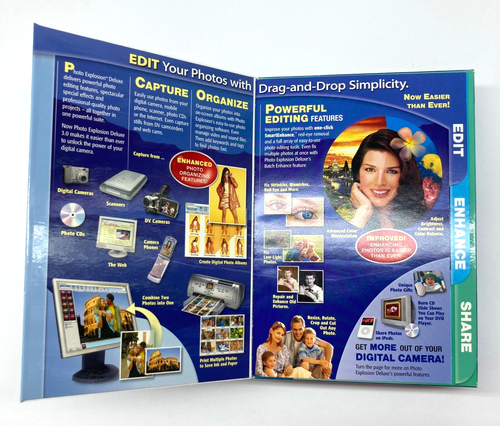 Photo Explosion Deluxe Version 3 Digital Camera Photo Studio Editing software - Picture 7 of 17