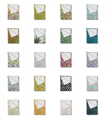 Ambesonne Garden Nature Soft Flannel Fleece Throw Blanket Plush for Indoors