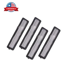 4Pcs Clear Bumper Side Marker Light Lamp Fit for 1984-1991 BMW E30 3 Series