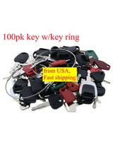 100 Heavy Construction Equipment Ignition Keys Set FOR CAT Case Deere Kubota JCB