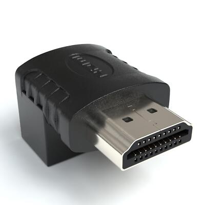 HDMI 270° Rechter Winkel Adapter | HDMI A Buchse zu Stecker rechtwinklig