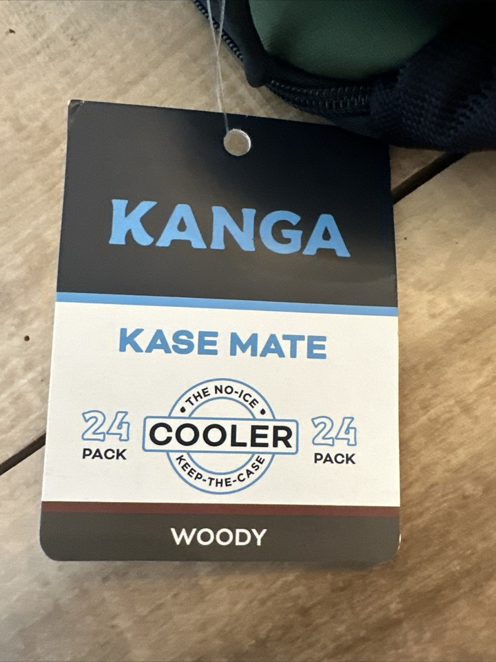 Kanga Cooler Kase Mate, 24Pack, Woody NEW!Cool Kooler! No Ice Needed