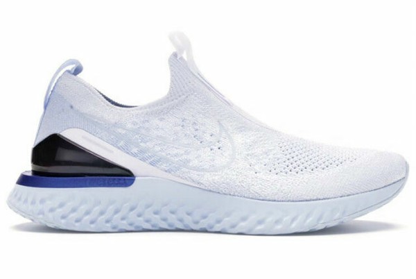 epic phantom react flyknit all white