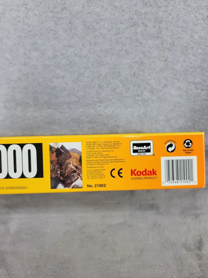 Rose Art Crystal Mill 1000 piezas Kodacolor Niños Puzzle Juego 18" x 26" - Sellado Foto 3 de 4