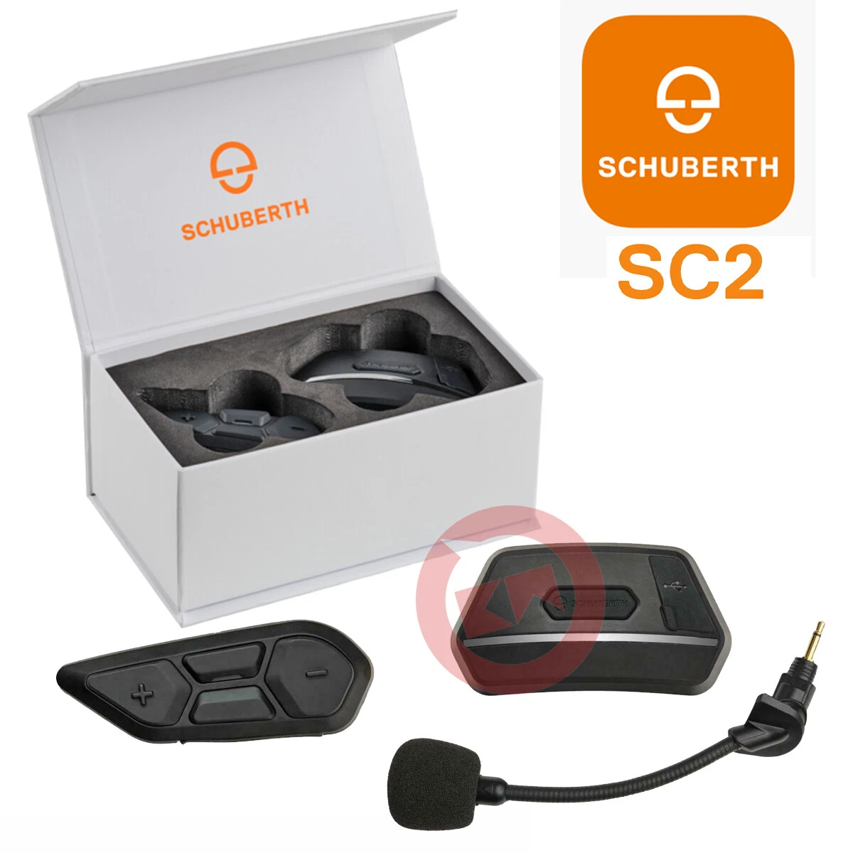 SCHUBERTH SC2 INTERCOM Headset BLUETOOTH by SENA FUR C5 MOTORRAD 