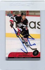 2002/03 Upper Deck #17 J-P Dumont Sabres Signed Auto *H1564