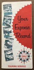 Vintage 1962 SHELL GAS / OIL Service Station Expense Record Touring New York Tur