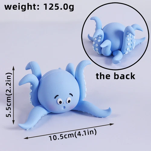 7x Ocean Cake Topper Decoration Under the Sea Ornament Octopus Whale Turtle Fish - Bild 3 von 11