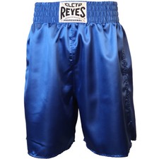 Cleto Reyes Satin Classic Boxing Trunks - Blue