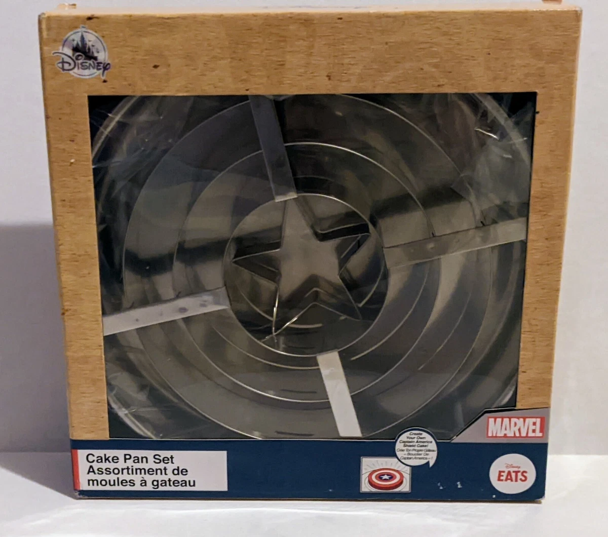 Marvel Disney Captain America Cake Pan Set New