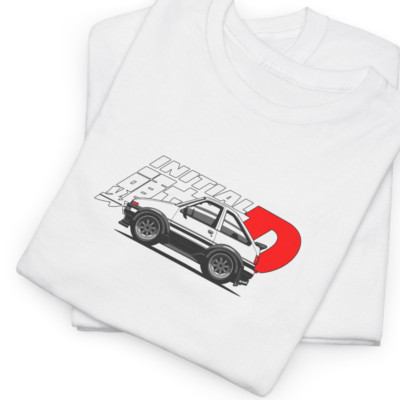 AE86 Drift Legend T-Shirt, Anime Toon Retro Truneo Initial D JDM Car Gift