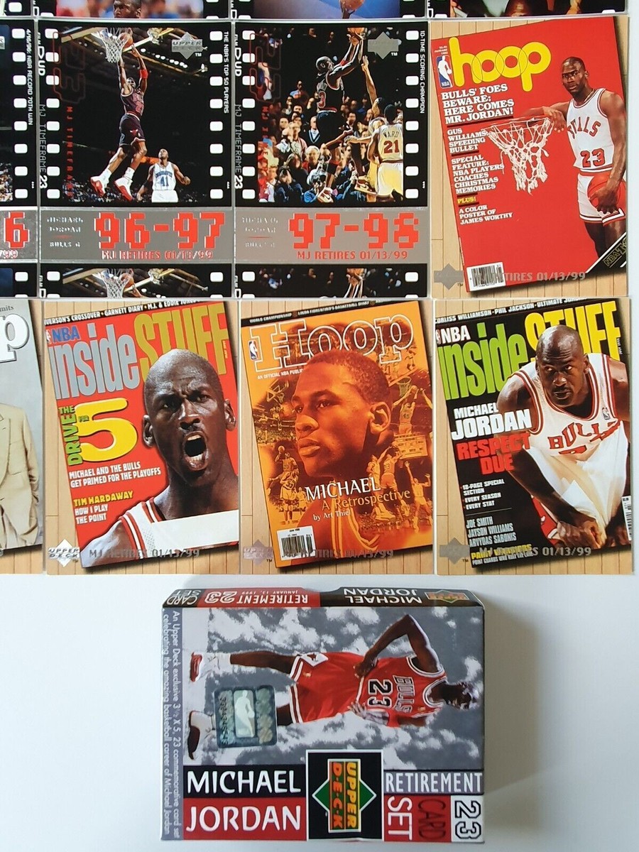 1999 Upper Deck Michael Jordan Retirement CARD SET (Complete 23