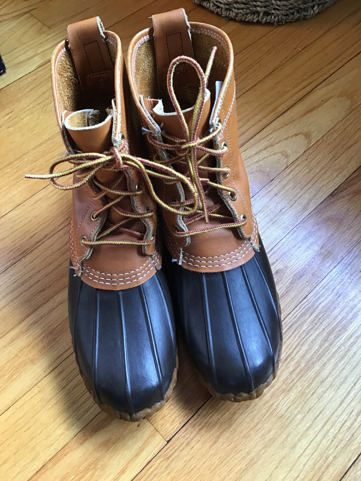 LL BEAN Duck Boots Maine Hunting Shoe Made In USA Women's Size 9 Brown