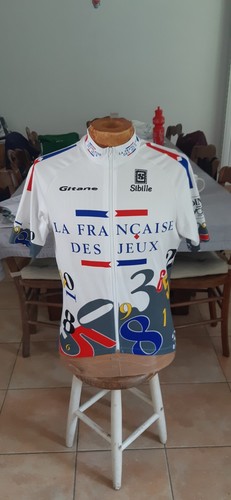Francaise Des Jeux FDJ Sibille Jersey Shirt Bike Cycling (923) Size L