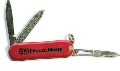 Pitman-Moore Compliments Knife Multi Tool Blades Hunting Camping Red