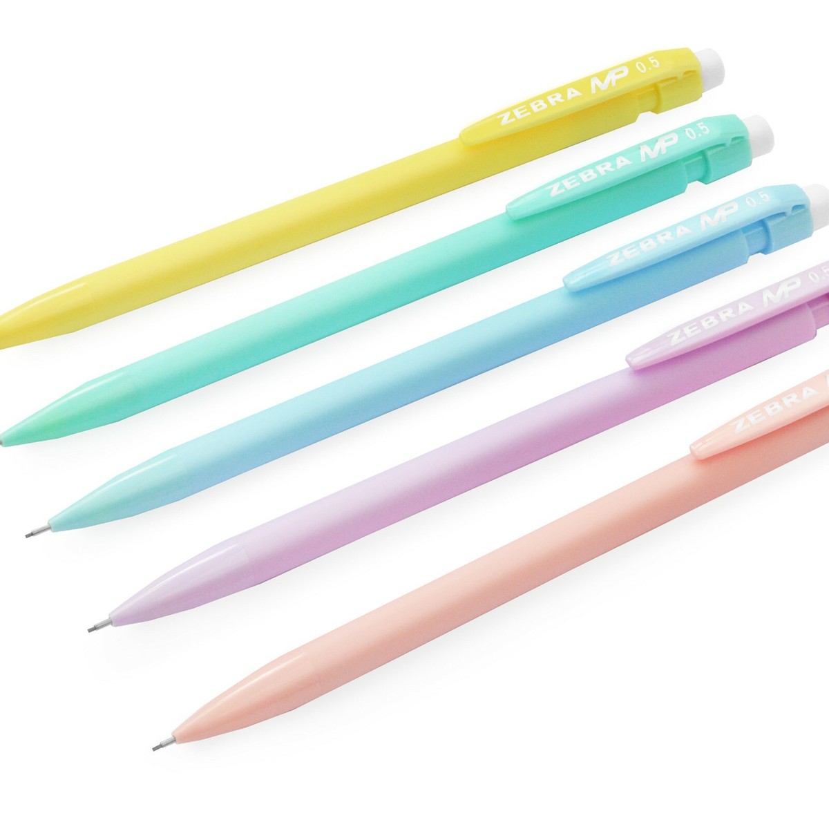 Zebra MP Mechanical Pencil 0.5mm Fine Nib Graphite Lead Pastel