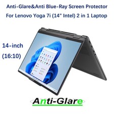 2X Anti Glare Screen Protector for Lenovo Yoga 7i 14" Intel 2in1 Laptop 16:10