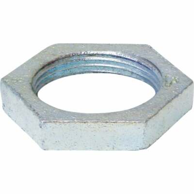 3-Anvil 1-1/2 In. Malleable Iron Galvanized Pipe Thread Lock Nut 8700162707