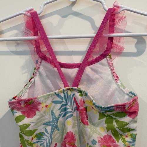 Costume da bagno Disney Sirenetta Ariel pezzo unico, rosa con volant, bambina 2T - Foto 9 di 24