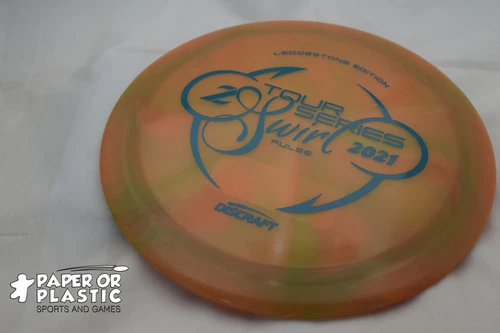 Discraft Ledgestone 2021 Z SWIRL PULSE Disc Golf 173 Driver Orange NEW Navy Blue