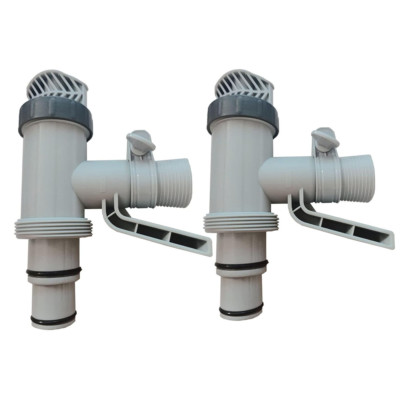 2X1.25''& 1.5'' Swimming Pool Pipe w/ Plunger Valve for Above Ground Pool Fittings