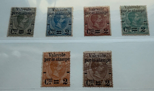 Italien Königreich, 61 - 66 ungebraucht ( Auflösung einer alten Sammlung )