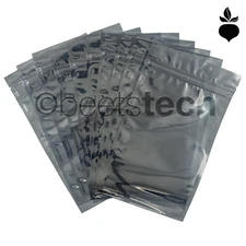 Anti-Static ESD Shielding Silver Zip-Lock Reclosable Bags 2x3 3x5 4x6 6x8 8x12
