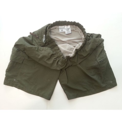 Columbia Herren Größe M Shorts Nylon oliv Netzfutter Schwimmen Camping 9" Schrittlänge - Bild 3 von 12