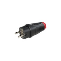 Pce Schutzkontaktstecker IP54 Vollgummi 16A 250V Ac 3P (2P+E)