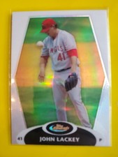 2008 Finest Refractors #4 John Lackey - Anaheim Angels