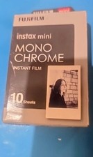Fujifilm Instax Mini Monochrome Film 10 Exposures Credit Card Sized NEW