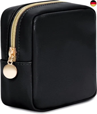 WANDERING NATURE Kleine Kosmetiktasche Schminktasche Klein für Handtasche Mini Make Up Tasche