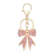 Sparkly Rhinestone Bow Keychain, Cute Butterfly Key Chains, Gold  Letter g