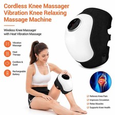 Wireless Knee Massager with Heat Vibration Air Compression Pain Relief Device