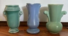 Lot Of 3 Small McCoy Pottery Vases/USA