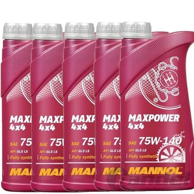 5 Liter SAE 75W-140 API GL-5 LS (Limited Slip) Getriebeöl/ Achsöl