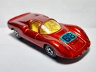 Vintage Matchbox Lesney Superfast #68 Porsche 910 in Dark Red w/68 Label