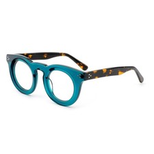 Round Acetate Eyeglasses Frames Thick Reading...