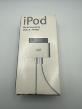 Apple iPod Dock Connector to USB 2.0  FireWire Cable M9126G/A w/ Box