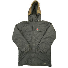 Fjällräven Hydratic Nuuk Black Parka Mantel Padded Herren Small