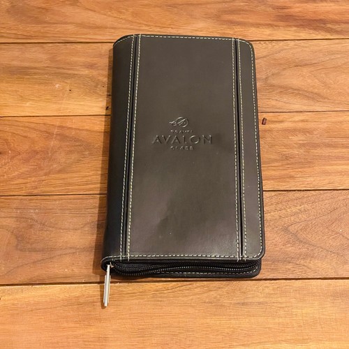 Travel Wallet and Passport Holder Avalon Class Black Leather