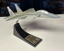 Danbury Mint Autographed F-15 Chuck Yeager's F-15 Eagle W/Box