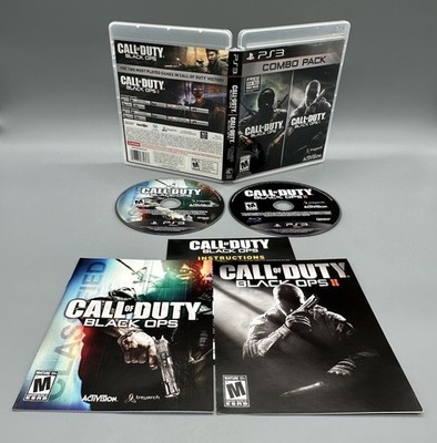 Call of Duty Black Ops 1 & 2 Combo Pack (Sony Playstation 3, PS3) Complete CIB