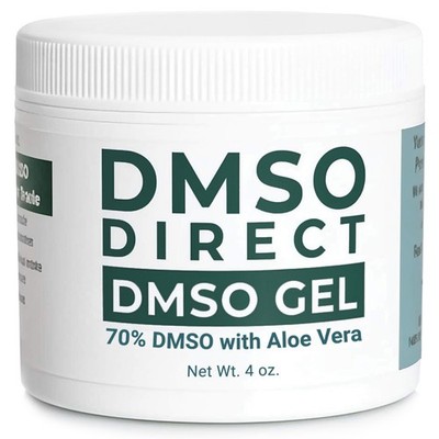 DMSO Gel with Aloe Vera 4oz - 70% Dimethyl Sulfoxide (99.99% Pure) - DMSO Direct