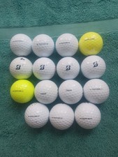 Bridgestone Tour B Xs  B X -B Rxs-B Rx  Golf Balls x 15 Very Good Condition