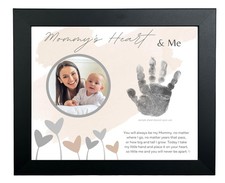 Baby Keepsake Handprint Frame for Mom with Poetry - Gift for First Time Mom f...