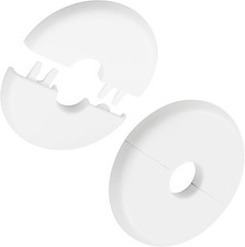 4Pcs 16MM Self-Adhesive Wall Split Flange for 1/2Inch Outer Diameter Pipes,